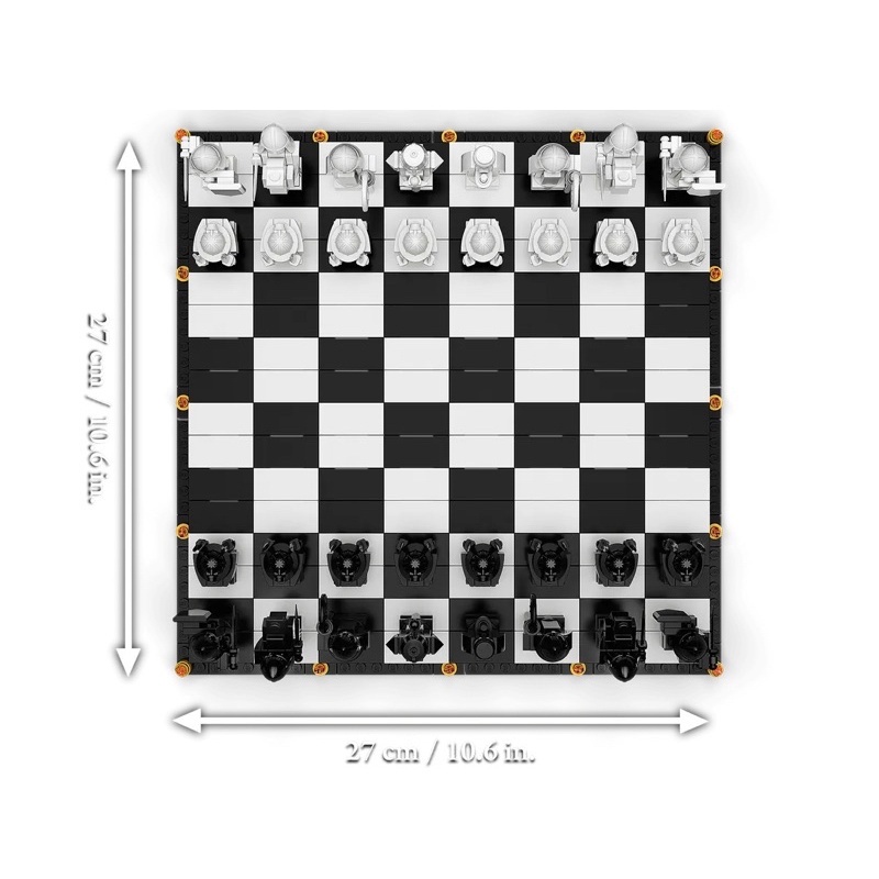 Đồ Chơi Mô Hình 3D Lắp Ráp Harry Potter Bàn Cờ Vua Hogwarts