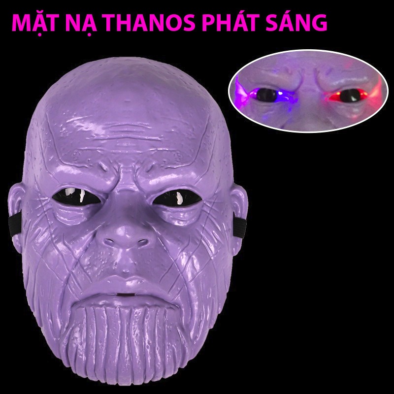 Mặt Nạ Hóa Trang Nhân Vật Thanos Có Đèn LED Phát Sáng