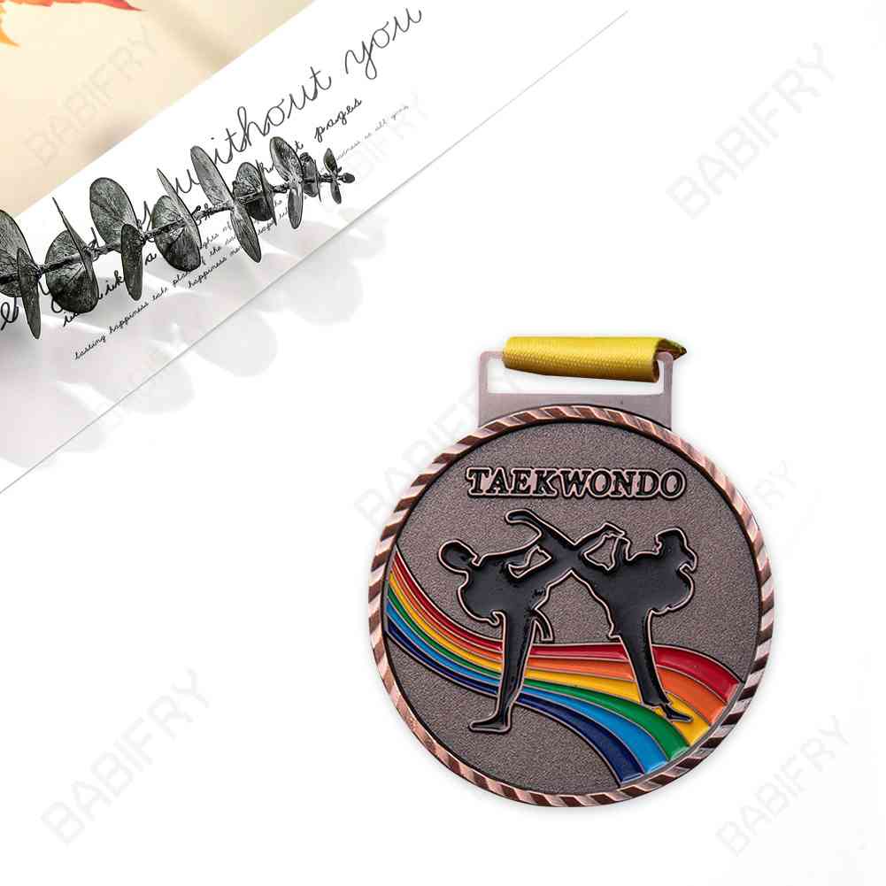 Đồ Chơi Huy Chương Câu Cá / Taekwondo Bằng Đồng Màu Vàng / Bạc