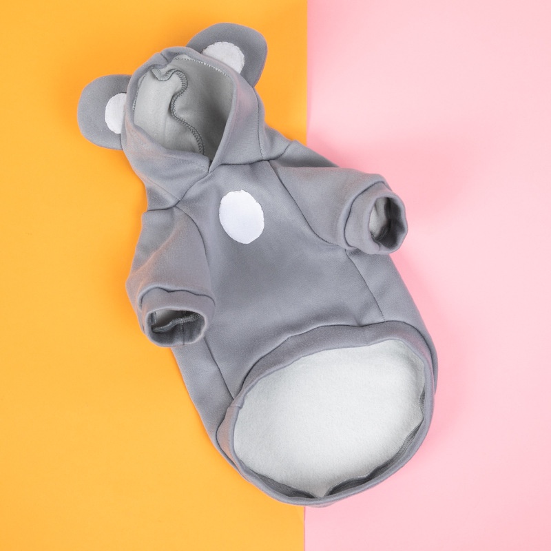 Áo Sweater Chui Đầu Có Mũ Trùm Tai Dễ Thương Cho Thú Cưng