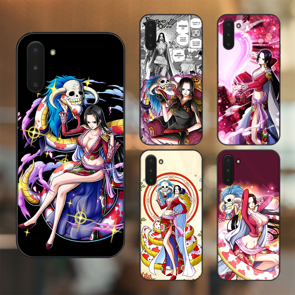 Ốp lưng Samsung Note 10 viền đen in hình Boa Hancock One Piece Đảo Hải Tặc