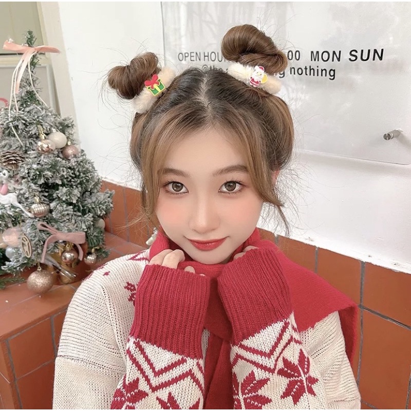 Cột tóc giáng sinh 😍🎄