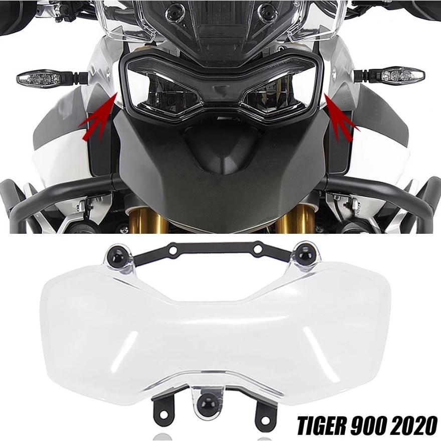 Ốp Bảo Vệ Đèn Pha Trong Suốt Cho Triumph Tiger900 2020 Triumph Tiger900