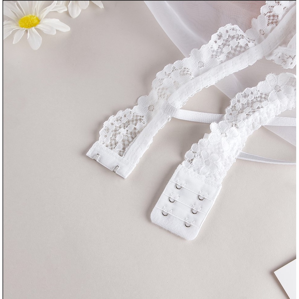 Bộ quần và áo lót ZXYOUPING vải ren mềm mại thời trang