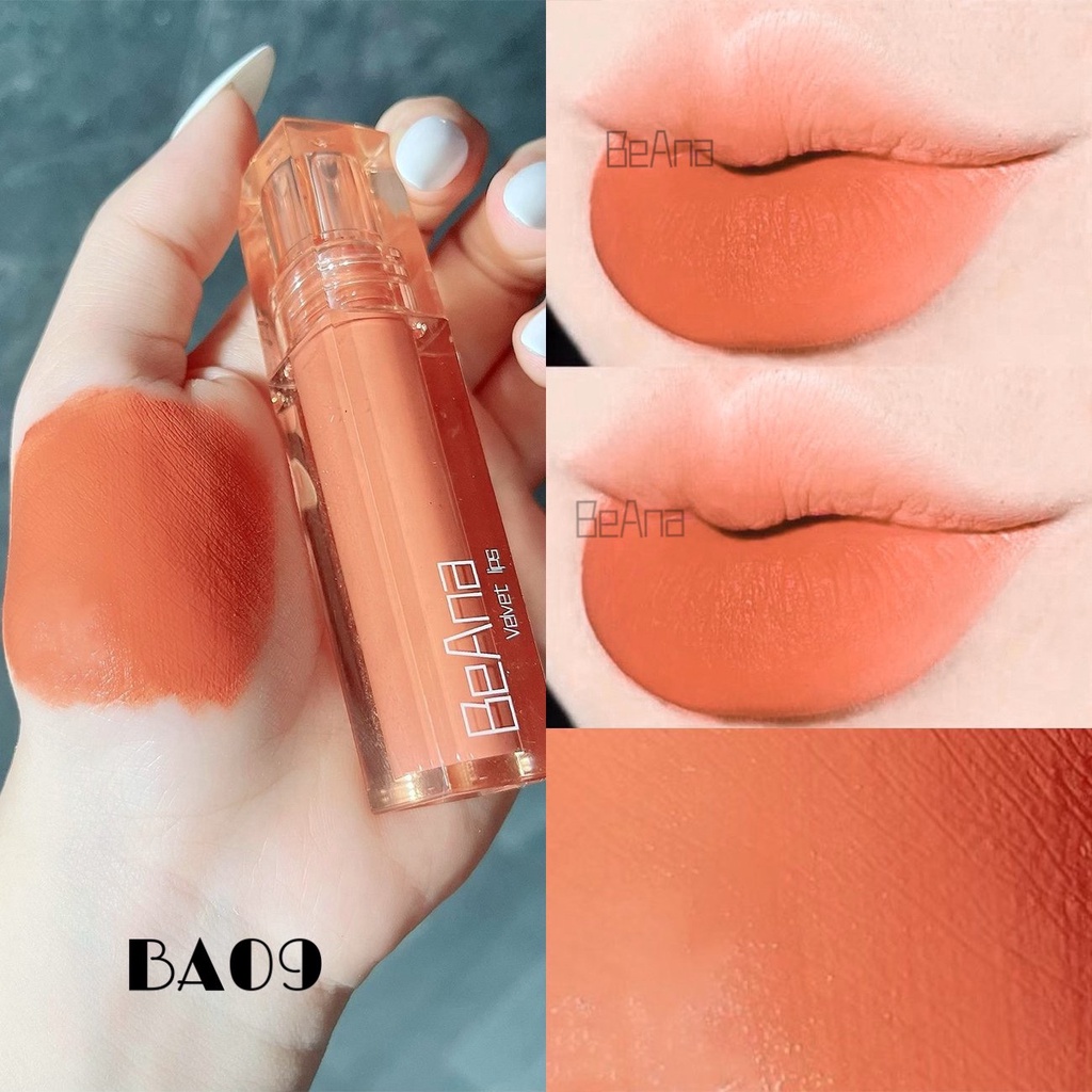 Son BeAna Cao Cấp - Son Kem Siêu Lì Không Chì Mềm Môi Công Nghệ Mới Nhất- Son B.A Ver4