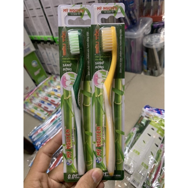 Bàn chải đánh răng Mỹ Nguyên ViệtNam - 3 Mẫu