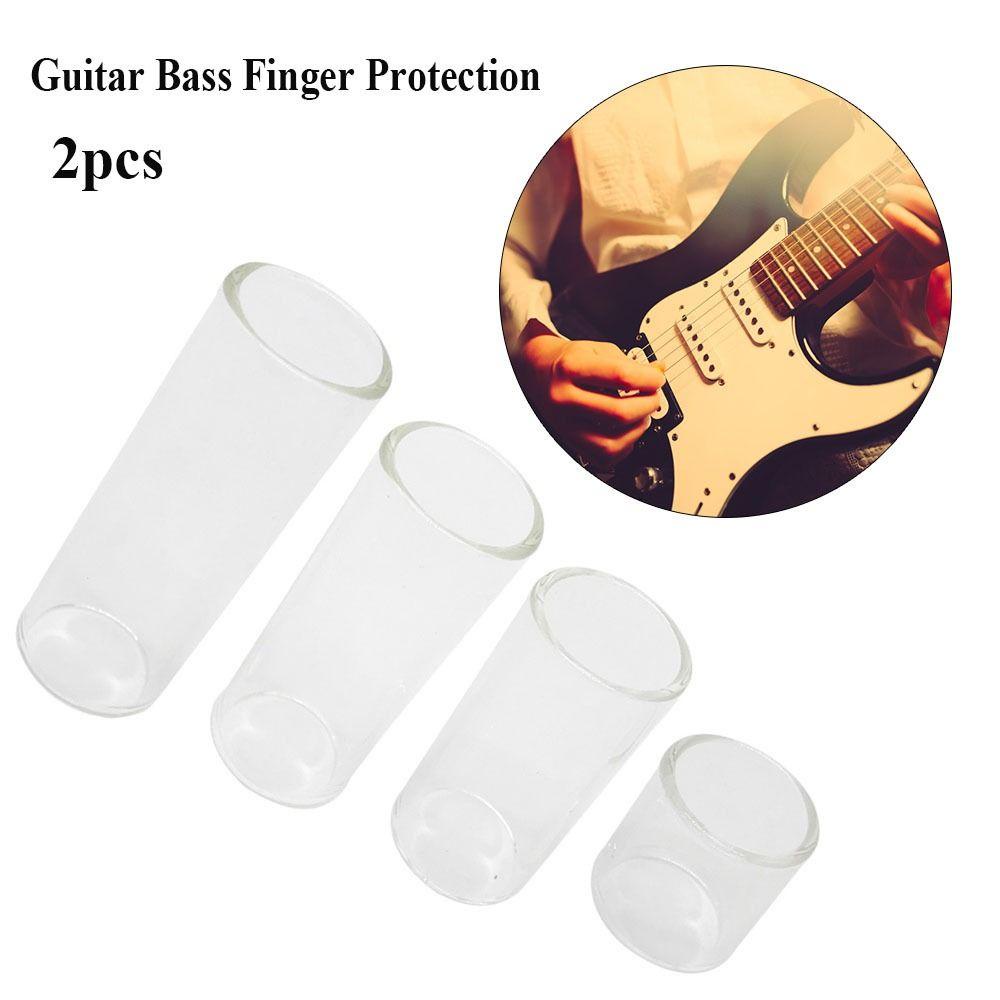 Set 2 Ống Trượt Trong Suốt Chuyên Dụng Cho Đàn Guitar Bass
