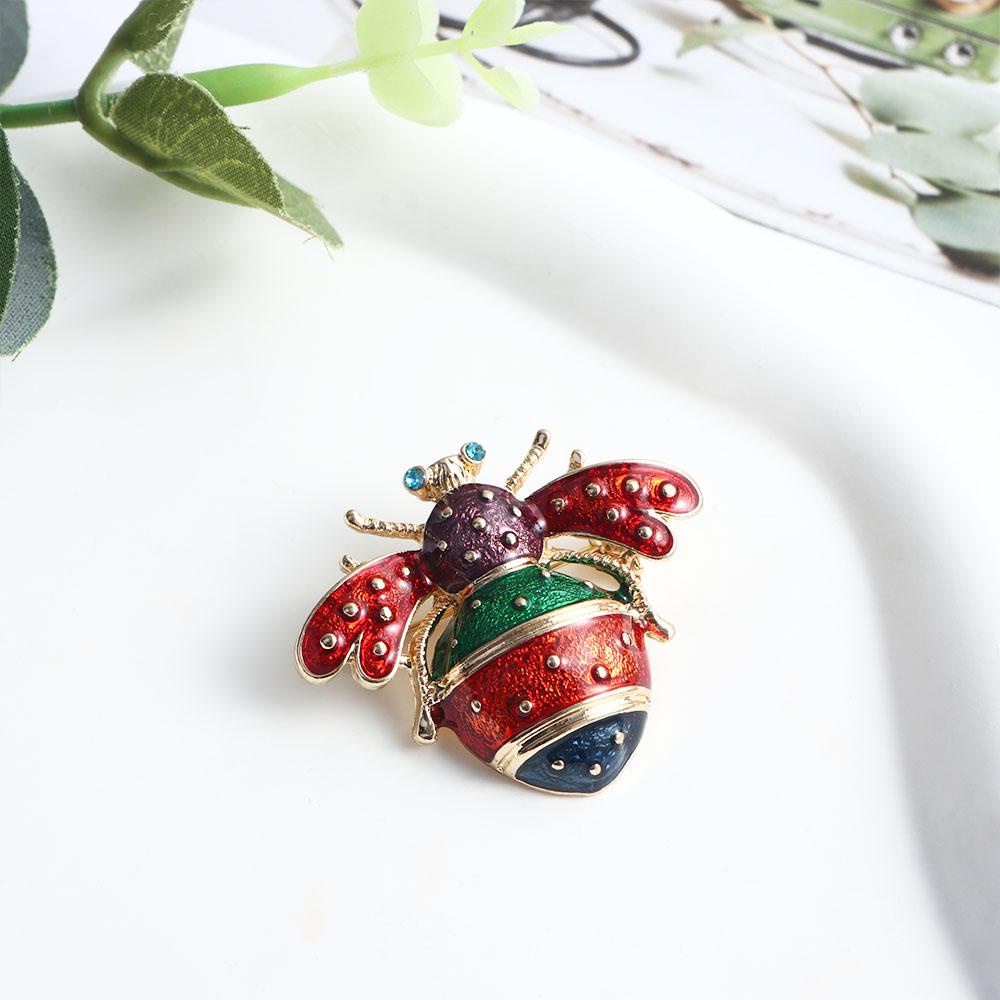 Ghim Cài Áo Bằng Hợp Kim Dầu Khô Độc Đáo Phong Cách Baroque Cổ Điển Cho Nữ