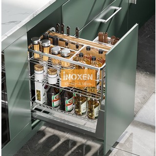 [Phụ Kiện Bếp Nhập Khẩu] Giá để dao thớt INOXEN BS304.20/30/35/40