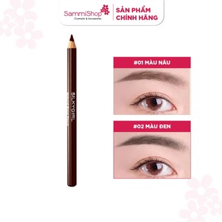 Chì kẻ mày Silky Girl Natural Brow Pencil