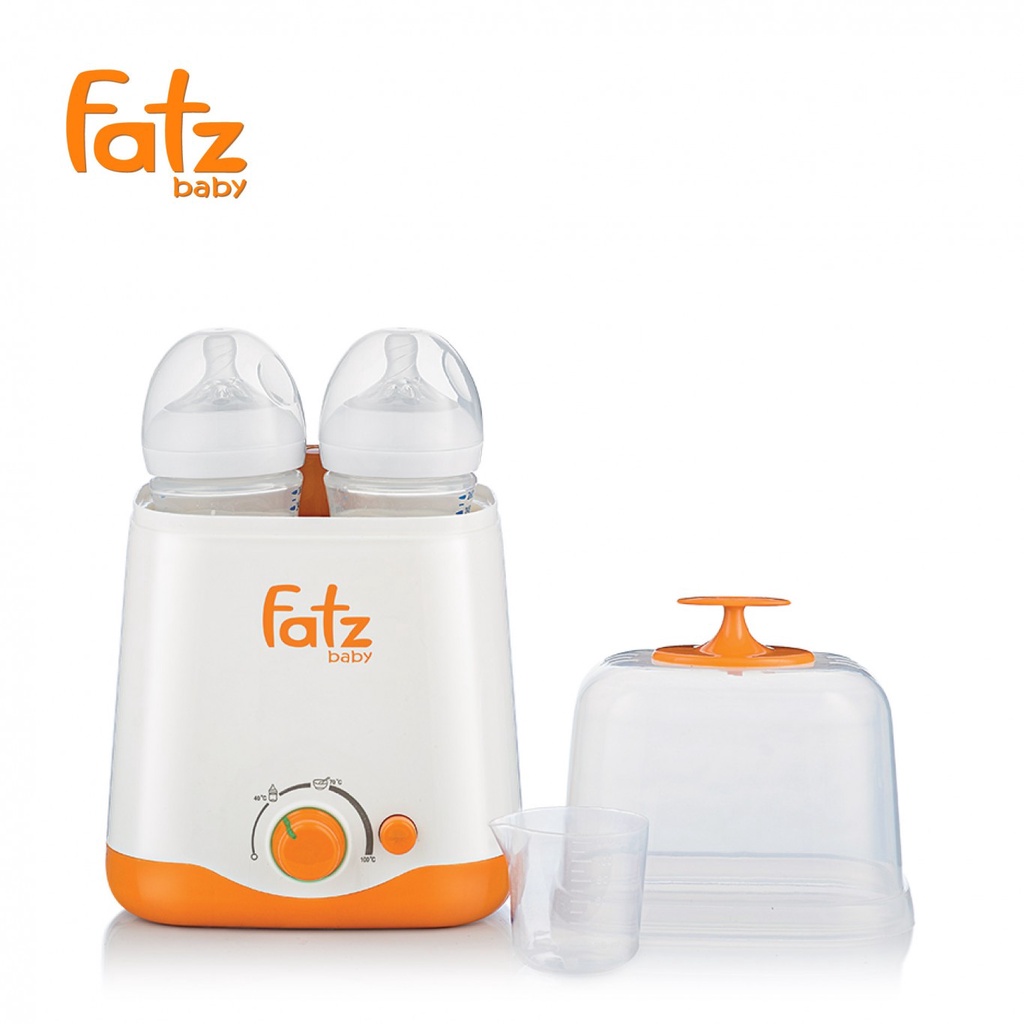 Máy hâm sữa hai bình cổ rộng DOU 1 FATZ BABY FB3012SL