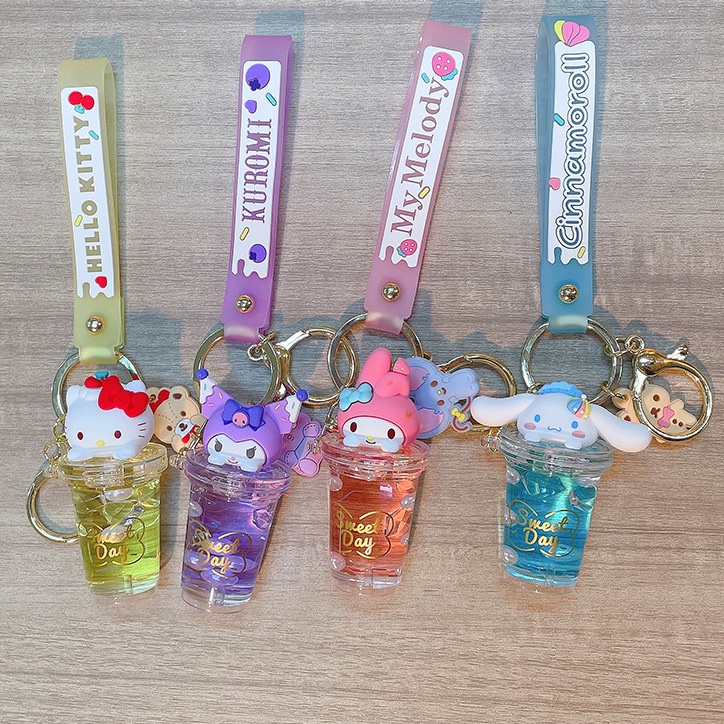 Sanrio Móc Khóa Acrylic Họa Tiết My Melody Kuromi Dễ Thương