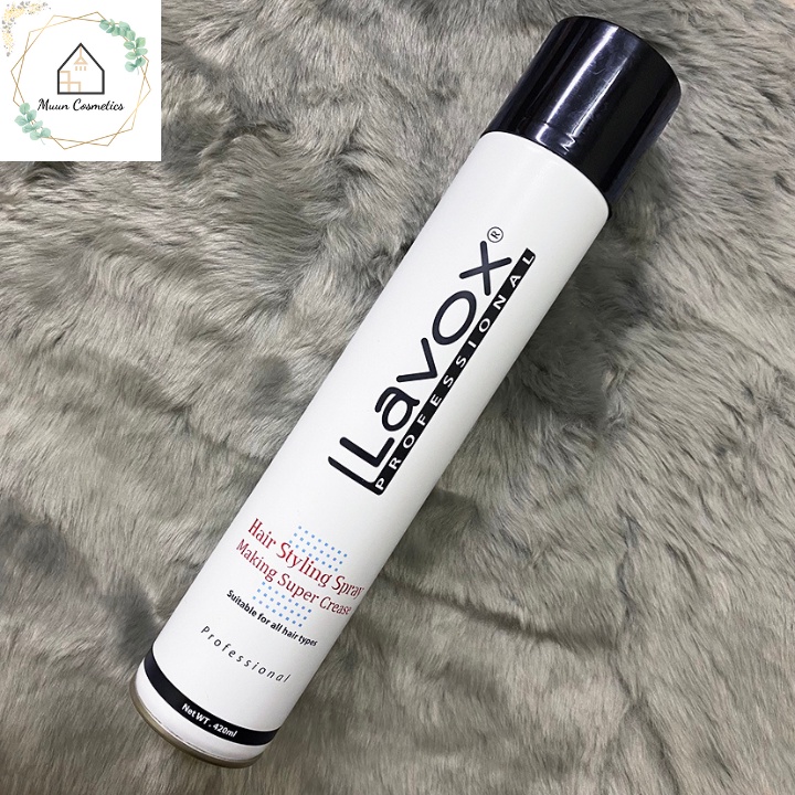 Keo Xịt Tóc Giữ Nếp Lavox 420ml