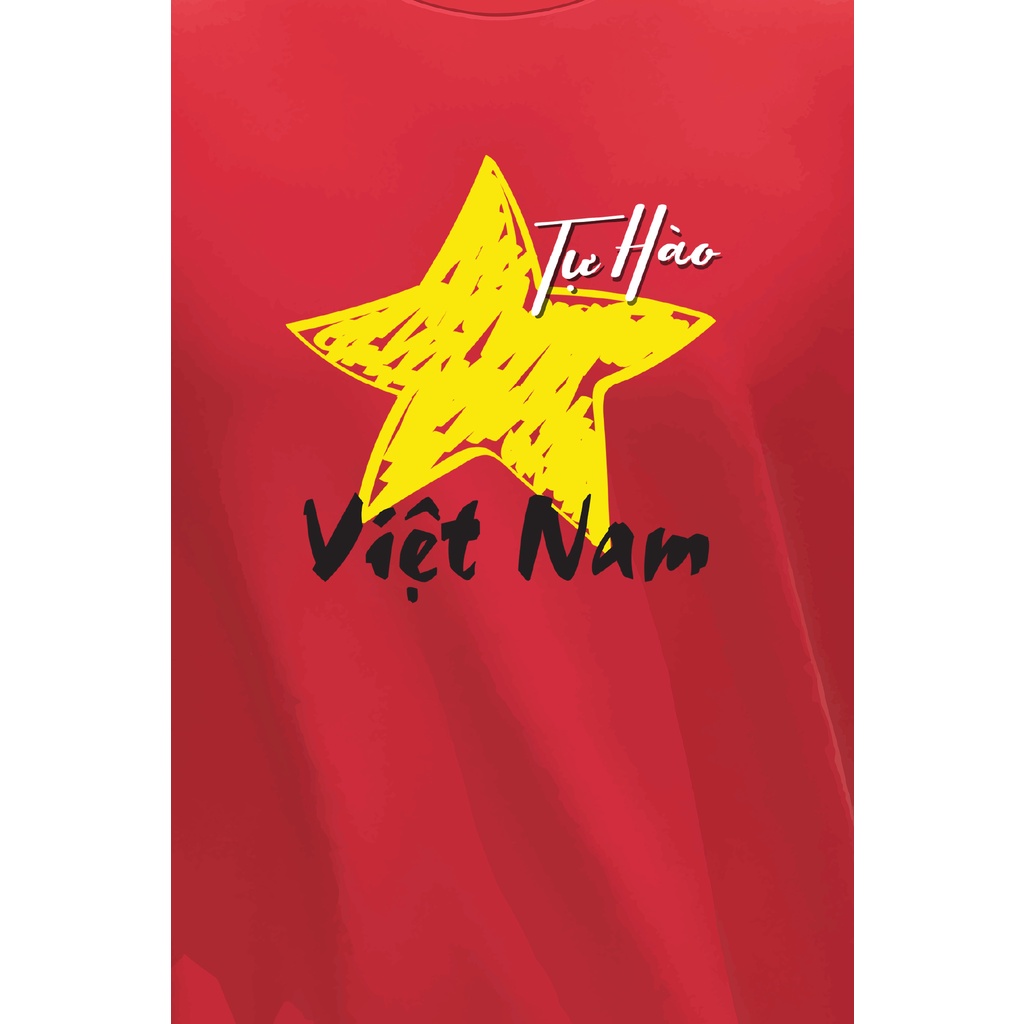 Áo T-shirt Unisex "Tự hào Việt Nam" phiên bản đặc biệt cổ vũ đội tuyển bóng đá Việt Nam TOKYOLIFE C8TSH505M