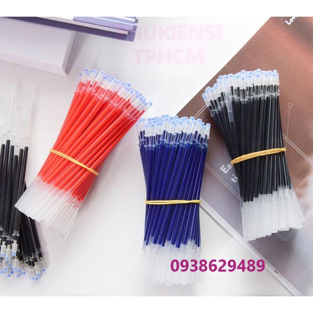 Combo 50 ruột bút,ngòi bút bi nước Thay Thế Bút Chữ A Tiện Dụng