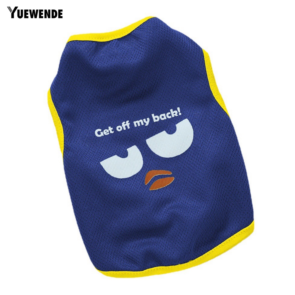 Áo Thun Mỏng Không Tay Thời Trang Cho Thú Cưng