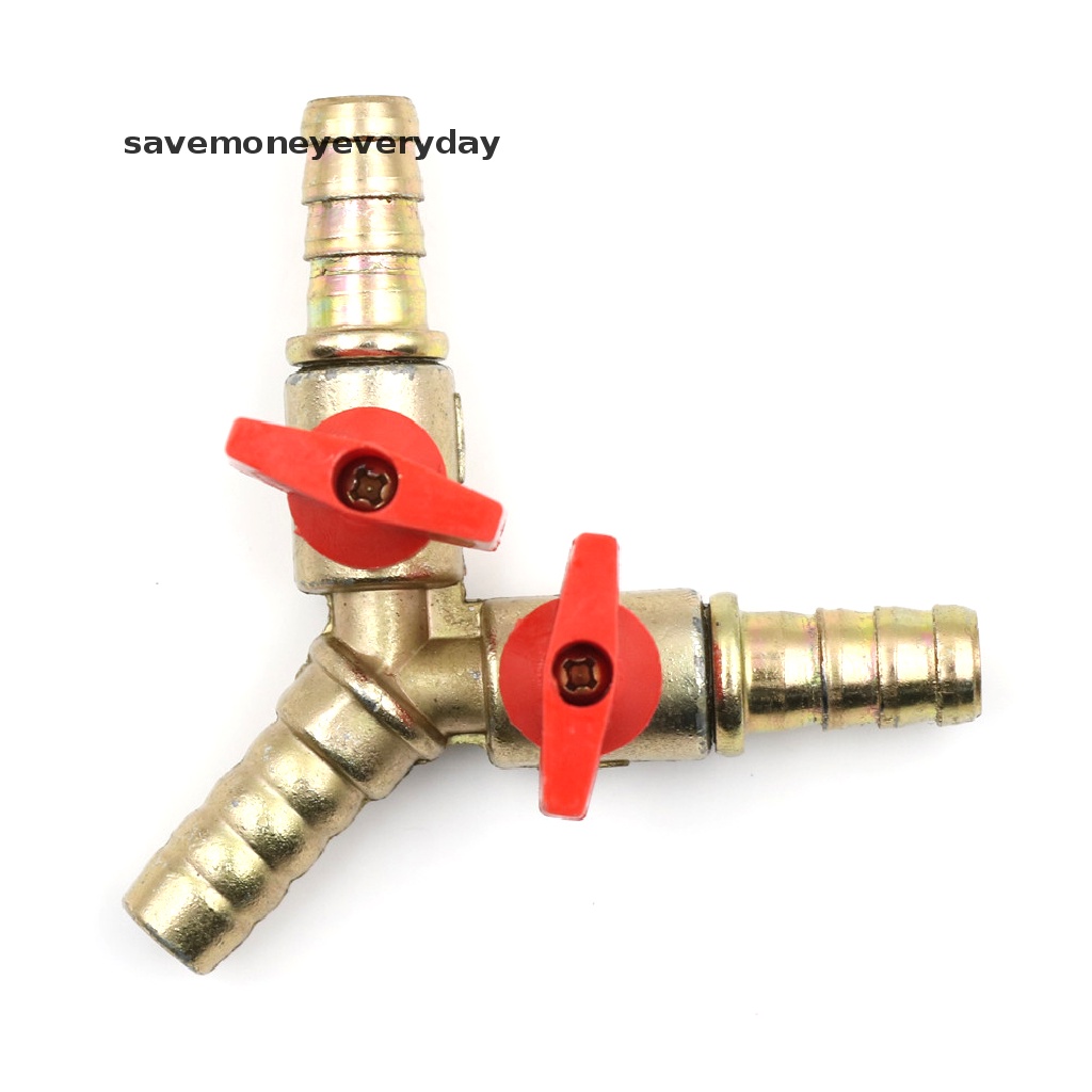 Van Kẹp Chữ Y 3 Chiều 3 / 8 "10mm Bằng Đồng Thau Chuyên Dụng Cho Bình Ga / Nhiên Liệu Đầu Nối Ống gas Hình Chữ Y Bằng Đồng Thau3 Cách Tee Y Shut