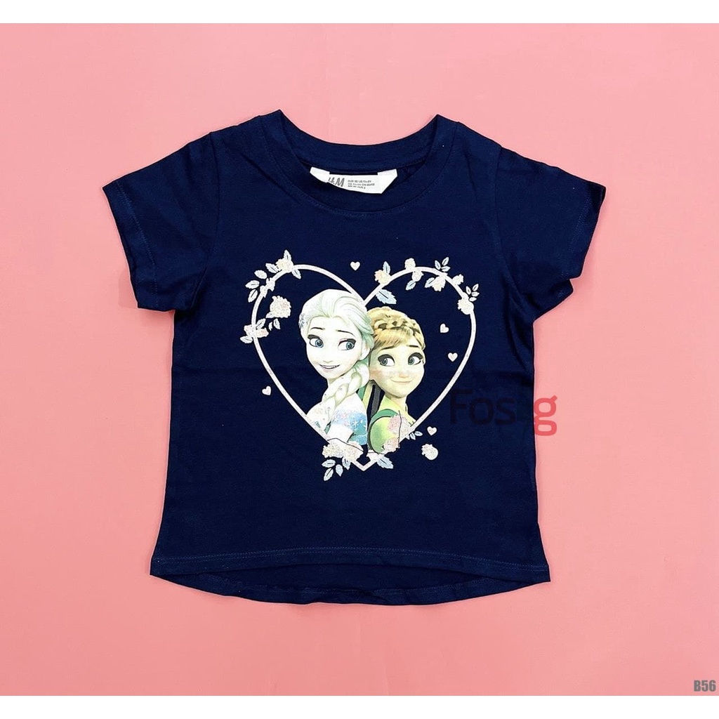 Áo Thun Tay Ngắn Bé Gái - Hồng Công Chúa, Hồng MLP, Navy Công Chúa, Trắng Dream Team