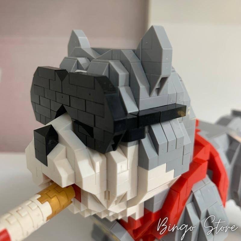 MÔ HÌNH LẮP RÁP CHÓ PUG 998 CHI TIẾT  CỰC HẤP DẪN VÀ DỄ THƯƠNG