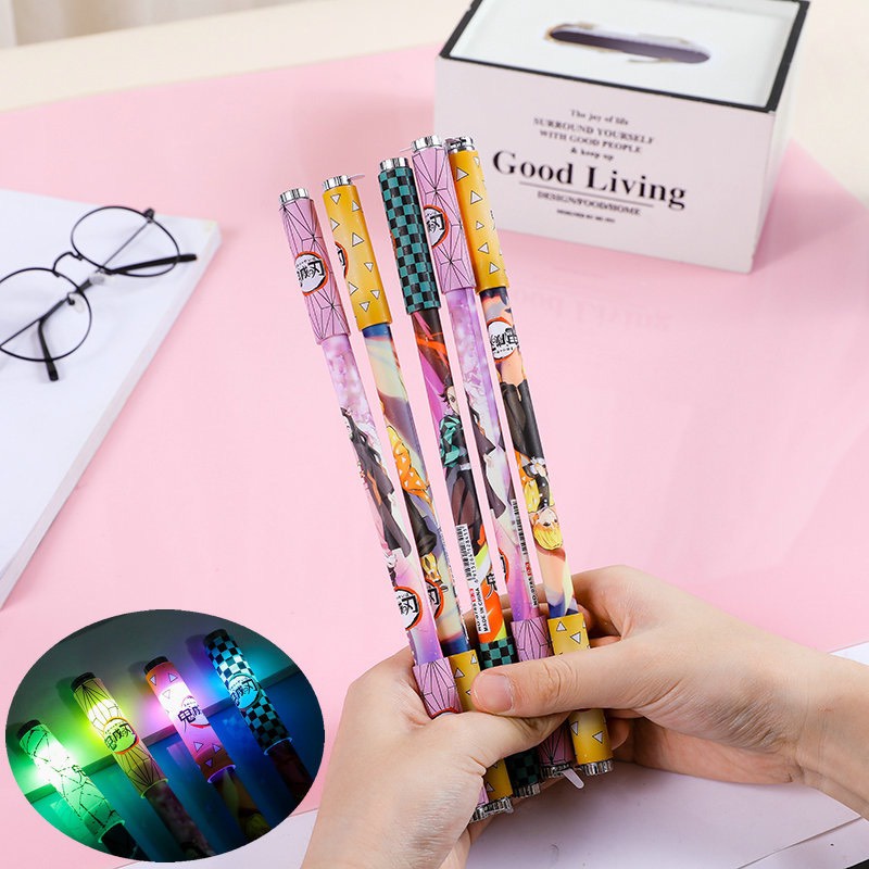 Bút Quay Nghệ Thuật Có Đèn Led Phát Sáng 2 Đầu, Bút Xoay Giải Trí