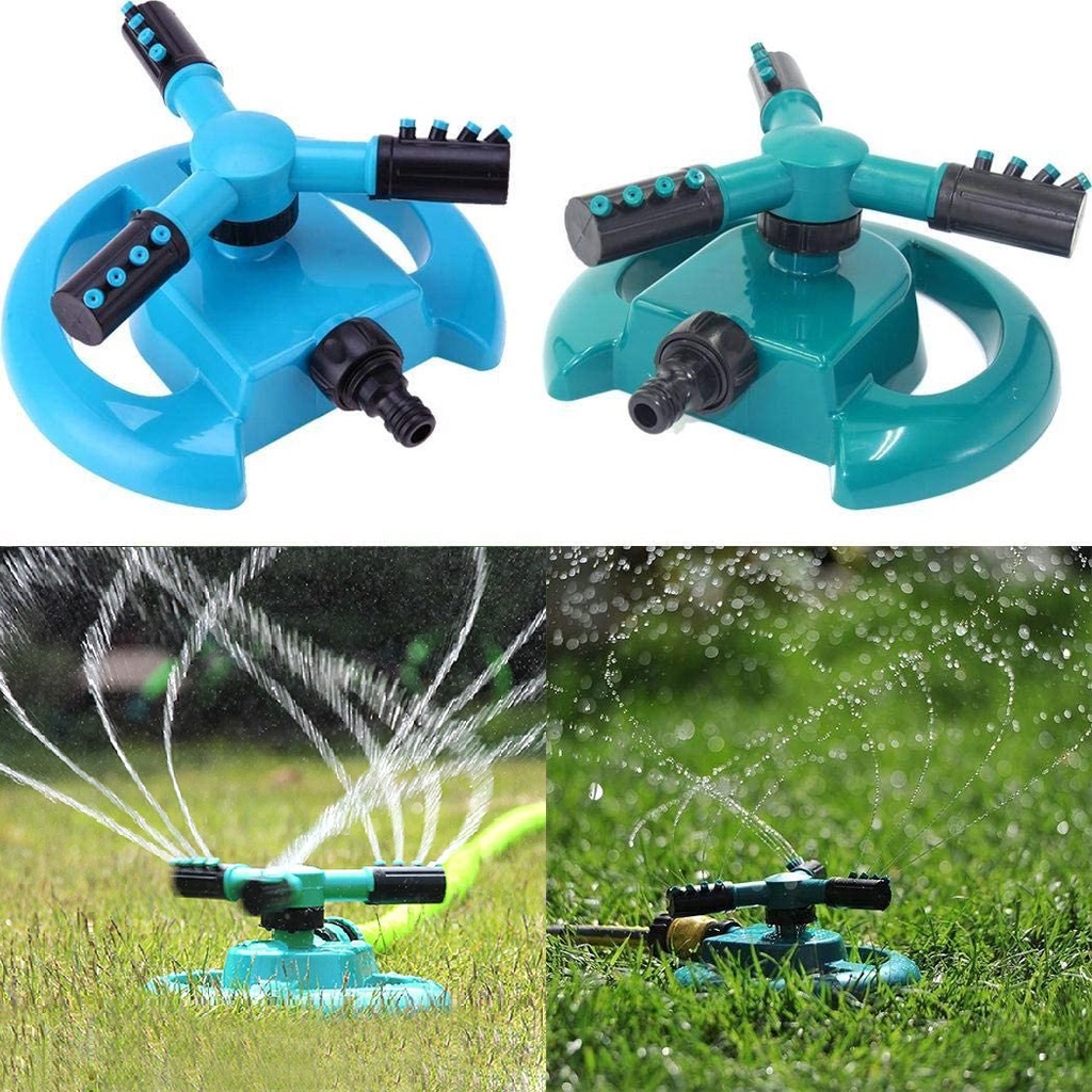 Vòi tưới cây xoay 360 độ có đế TH Garden - Vòi phun nước tưới cây tự động xoay 360 độ