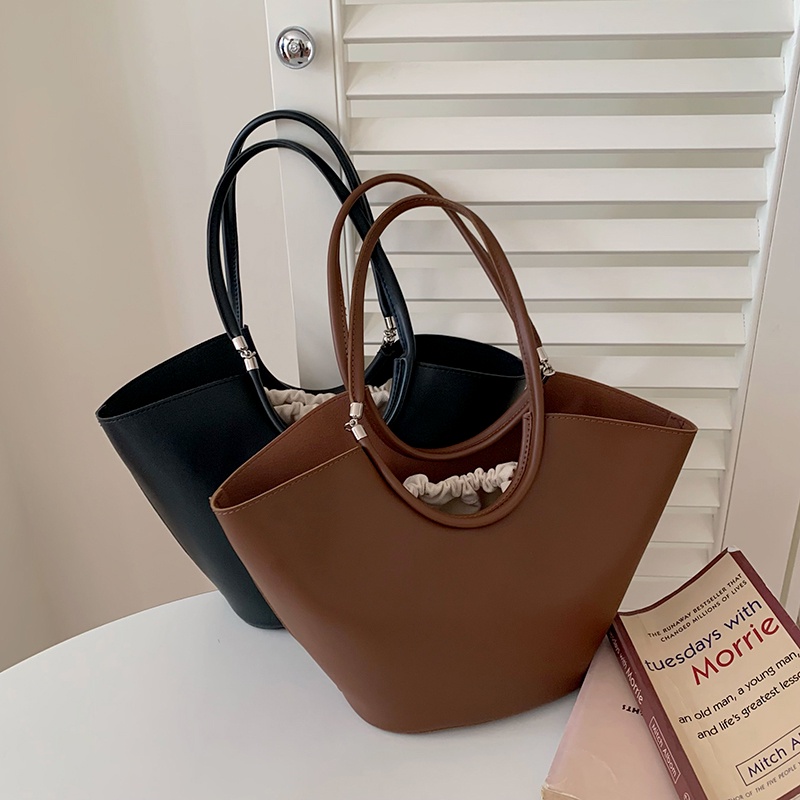 Túi Đeo Vai Màu Nâu Cỡ Lớn Thời Trang Cho Nữ