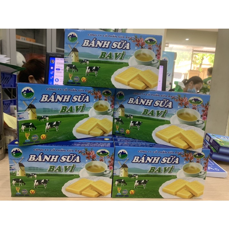 Bánh sữa có đường ba vì 125gr chính hãng