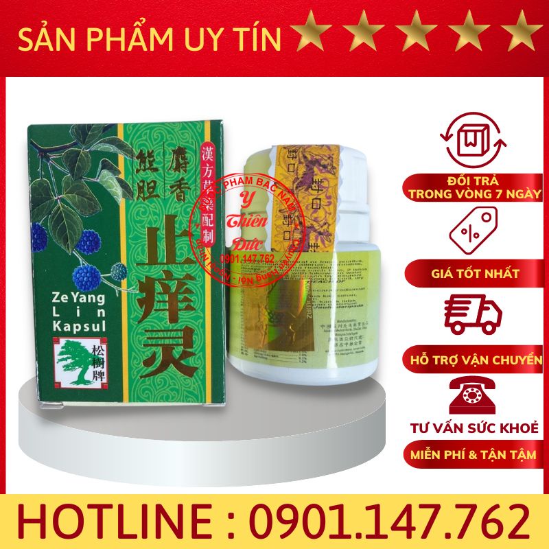Ze yang lin kapsul, chỉ nhưỡng linh Malaysia tem nai nổi-Hỗ trợ ngứa nổi mề đay