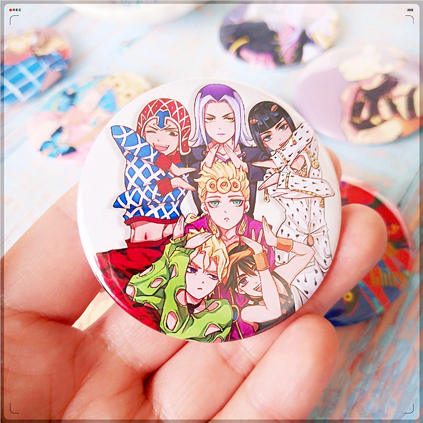 ❣️1 Huy Hiệu Anime Jojo 'S Bizarre Adventure 58MM❣️ Ghim Cài Áo Hình Anime 9 Kiểu
