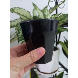 Ly uống nước, trà đá nhựa melamine màu đen