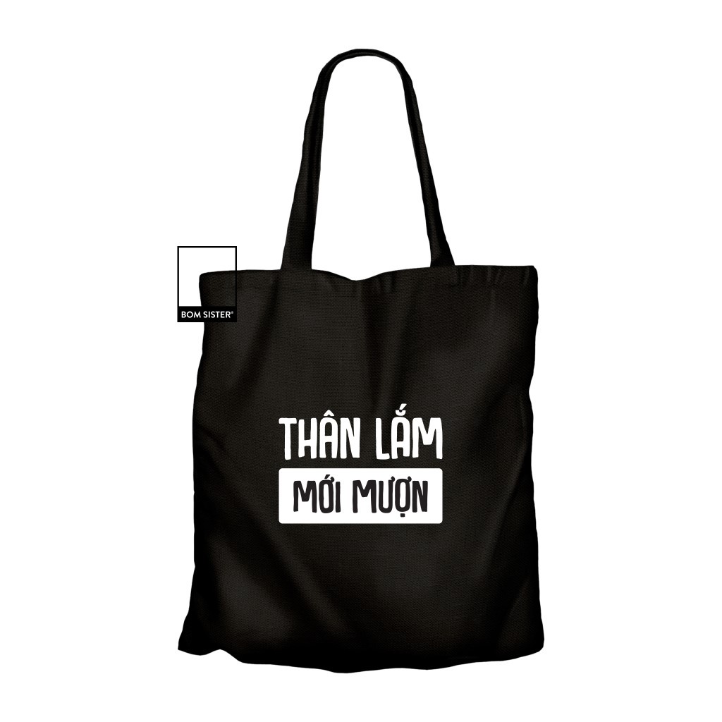 Túi tote canva đeo vai BOM SISTER PK0007