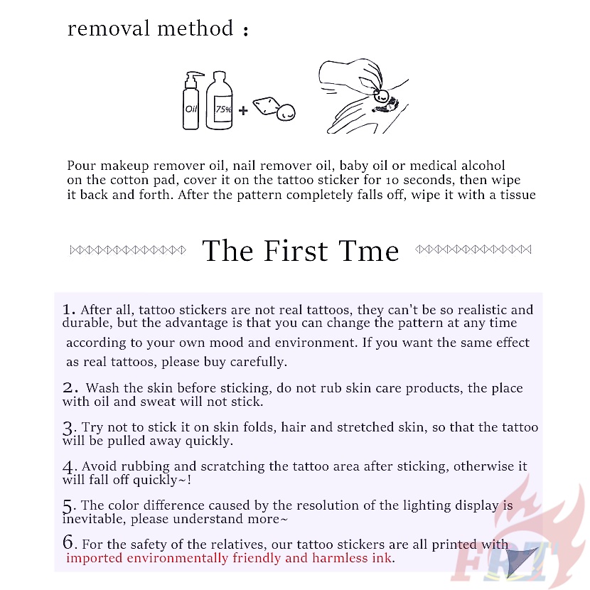 ✿ 10 Tờ / Bộ Kỳ Lân Đầy Màu Sắc ◈ Hình Xăm Dán Tạm Thời ✿ Hình Xăm Dán Chống Thấm Nước Quyến Rũ