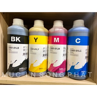 Mực in Inktec dùng cho máy in phun màu Ca.non / HP - Loại 1 lít- giá tính trên 1 chai