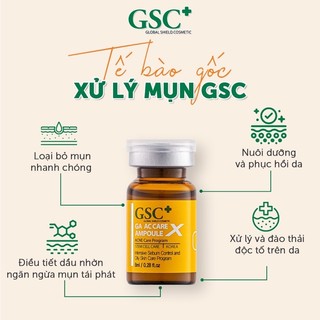 Serum tế bào gốc xử lý mụn gsc+ 8ml chính hãng nhập từ hàn quốc