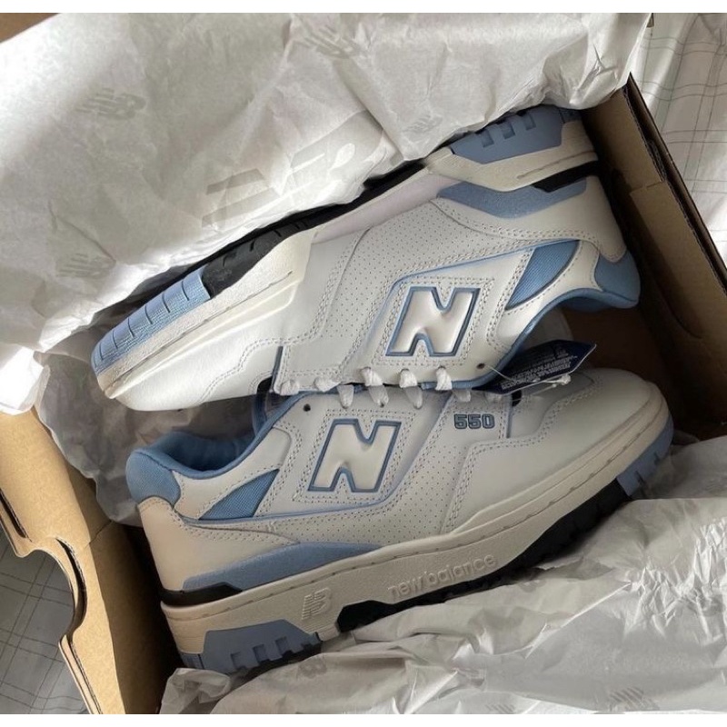 Giày thể thao NB550 xanh cao cấp fullbox