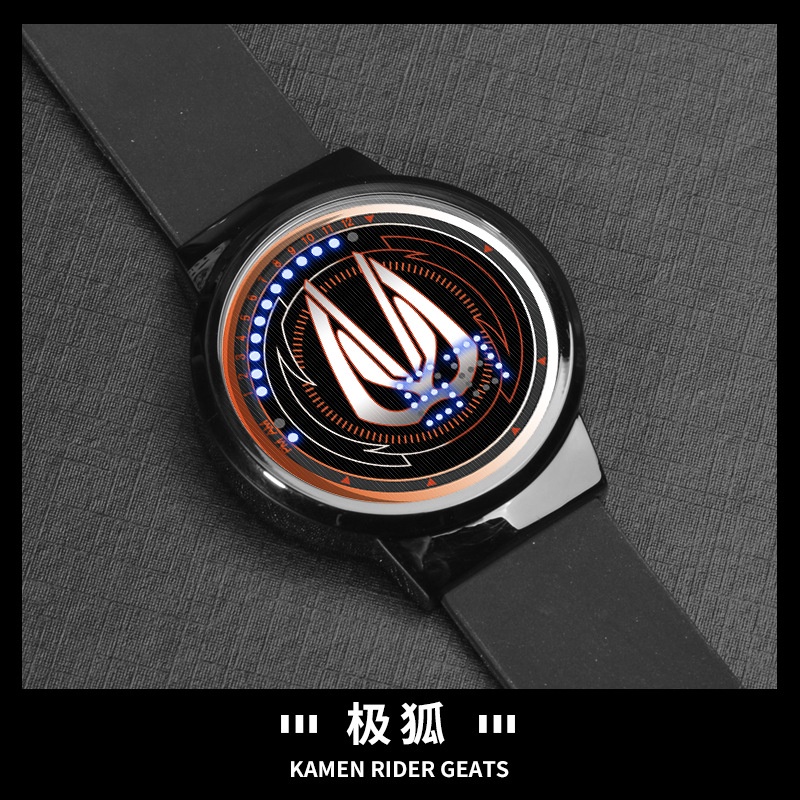 Đồng Hồ Điện Tử Màn Hình LED Cảm Ứng Chống Thấm Nước Hình Kamen Rider