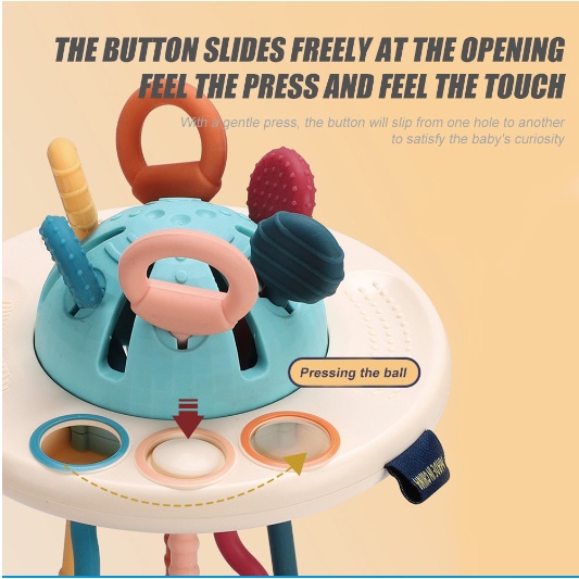 Đồ Chơi Dây Rút Rèn Luyện Trí Thông Minh Cho Bé