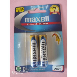 Pin maxell alkaline battery aa/aaa vỉ 2 viên