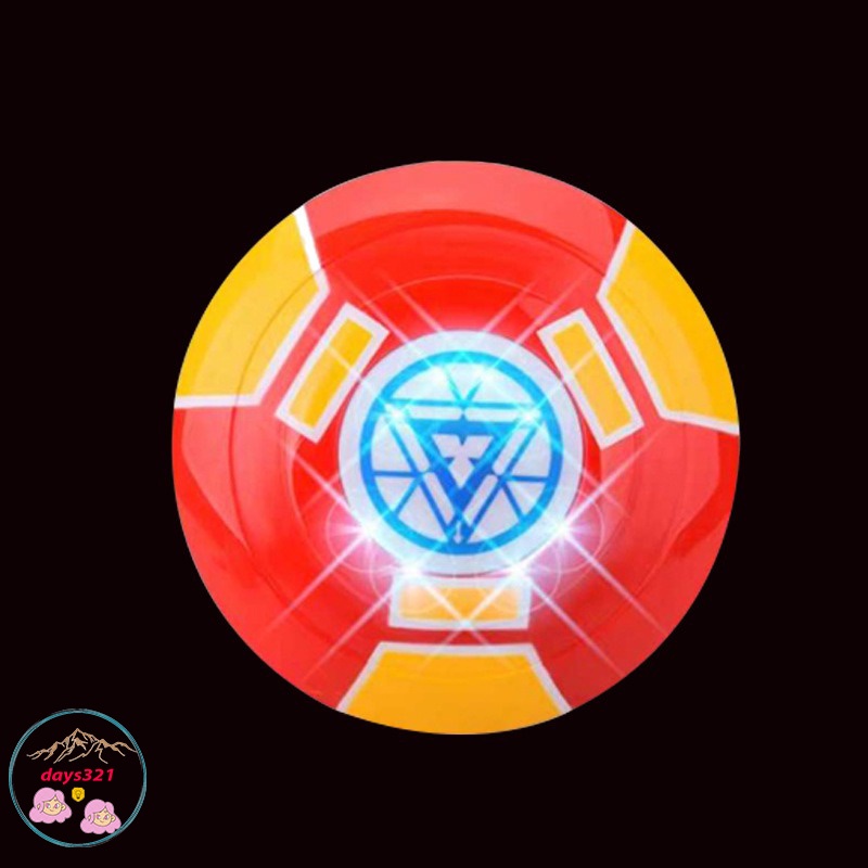 Khiên Phát Sáng Người Sắt IRONMAN Có Đèn Nhạc Đội Trưởng Mỹ Cho Bé Hóa Trang Halloween