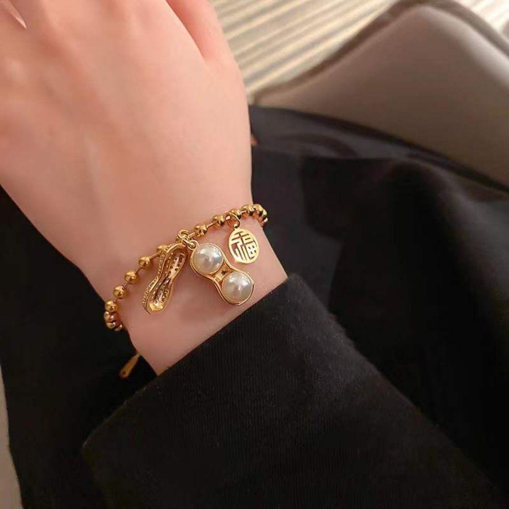 USNOW Vòng Đeo Tay May Mắn Kiểu Hàn Quốc Dễ Thương Xinh Xắn Dành Cho Nữ