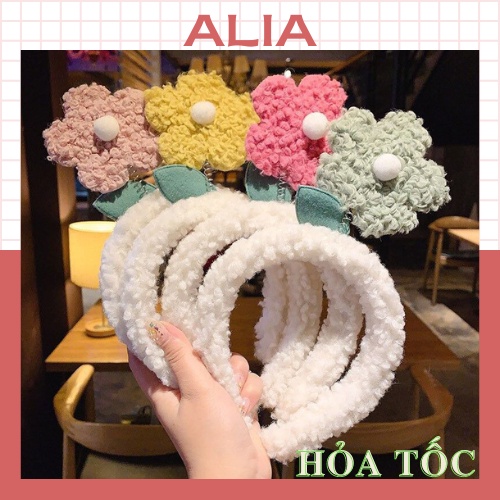 Bờm Cài Tóc Lò Xo Đu Đưa Gắn Bông Hoa Xinh Xắn Phòng Cách Hàn Quốc Dành Cho Nữ