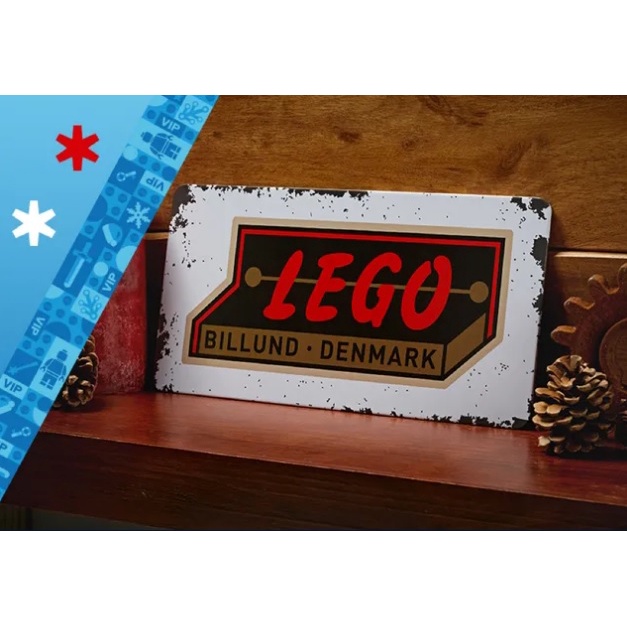 5007016 LEGO 1950's Retro Tin Sign - Bảng tên có chữ LEGO theo phong cách cổ điển thập niên 50