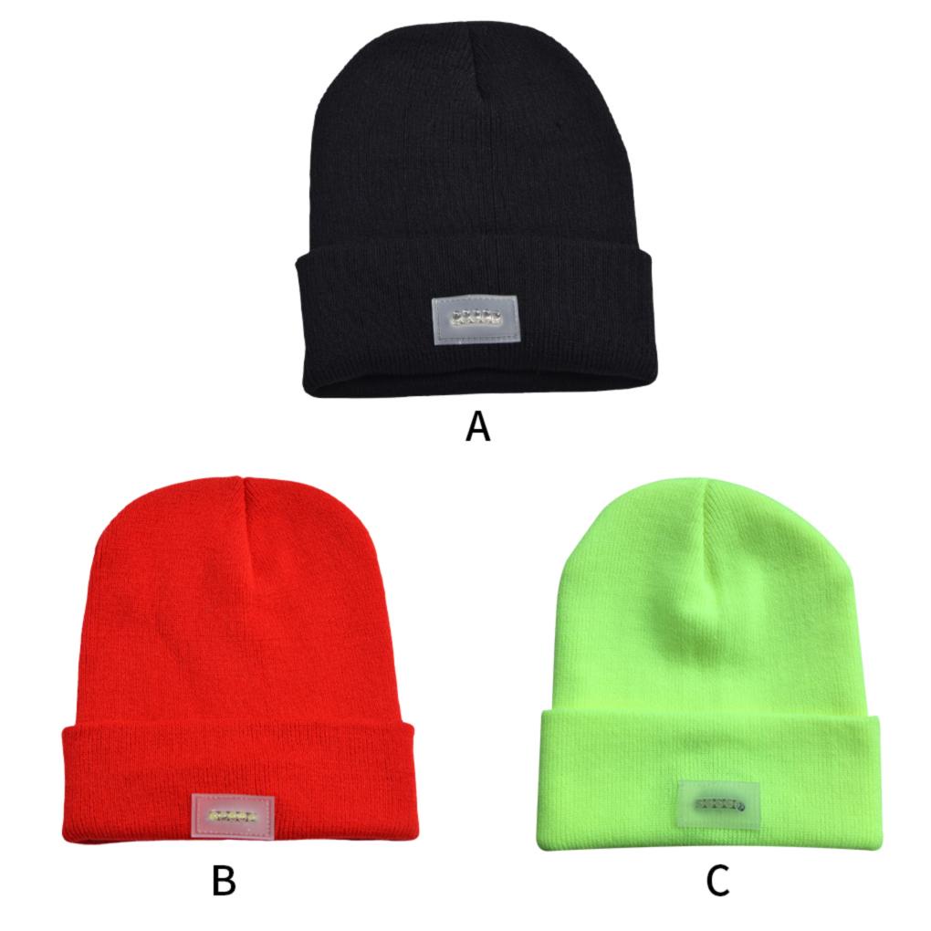 Mũ Dệt Kim Giữ Ấm Có Đèn LED Phát Sáng Dành Cho Nam Và Nữ