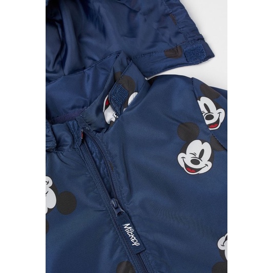 Áo khoác có mũ hoạ tiết mickey xinh xắn cho bé trai săn sale China sz 12-18m