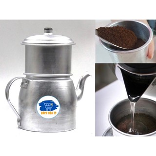 Phin cafe phin nhôm to phin pha cà phê cỡ lớn 100gram - 200gram-giá sỉ lẻ-ảnh thật