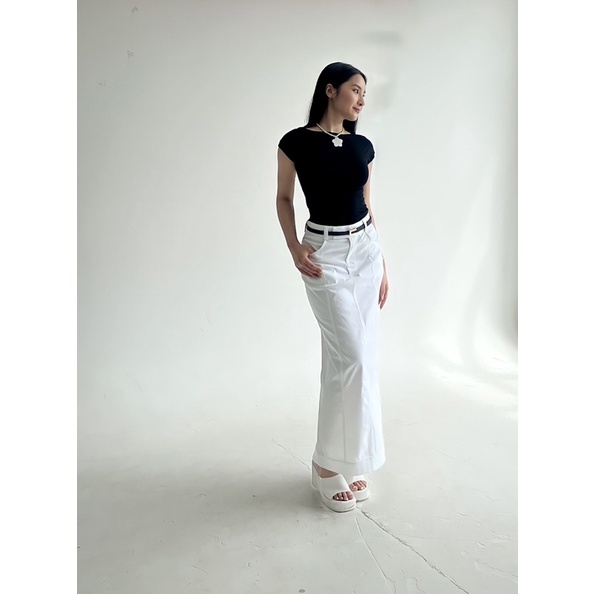 Chân váy dài Slit Long Skirt Tekda
