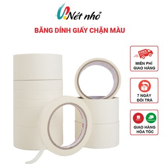 Băng Dính Giấy Chặn Màu Nước, Băng Keo Chặn Sơn, Dán Giấy Vẽ
