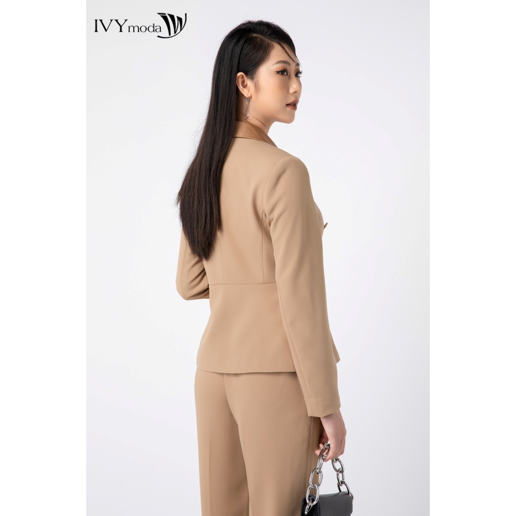 Áo vest nữ dáng thắt eo IVY moda MS 67M6812