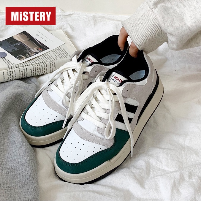 Giày độn đế MISTERY MIS-701 cao 3 cm chất da pu cho nữ