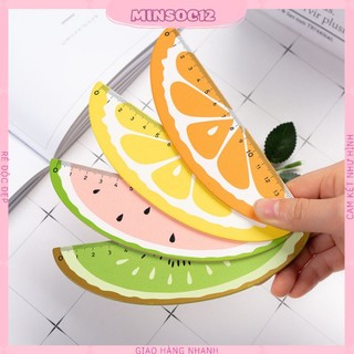 Thước kẻ gỗ trái cây xinh xắn độc đáo cho hoc sinh sinh viên